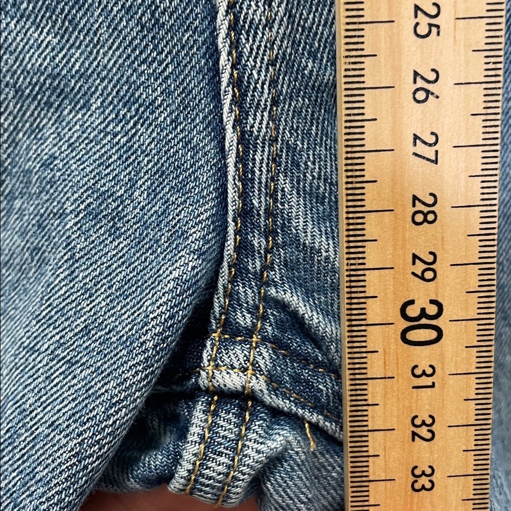 Aritzia - Denim Forum - Pin-Up Super High Staright Denim Jeans - Blue - 26x28L - Picture 9 of 12